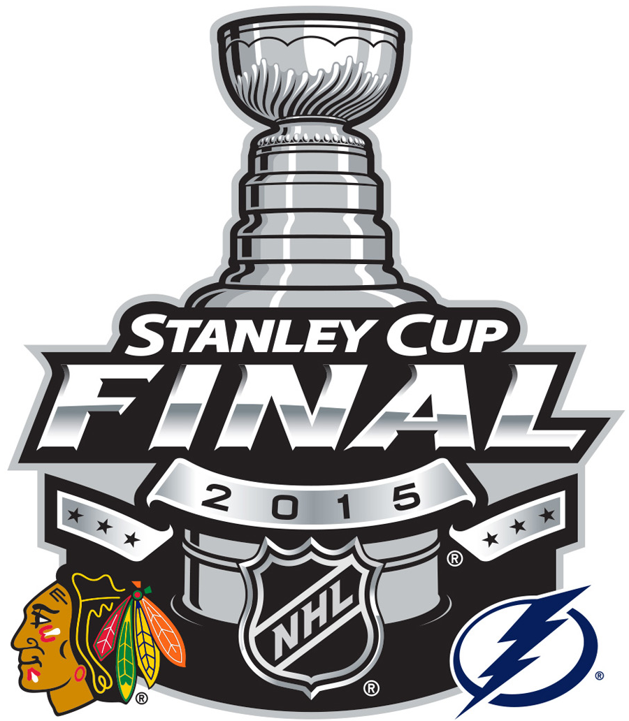 Stanley Cup Playoffs 2015 Finals Matchup Logo iron on transfers for T-shirts